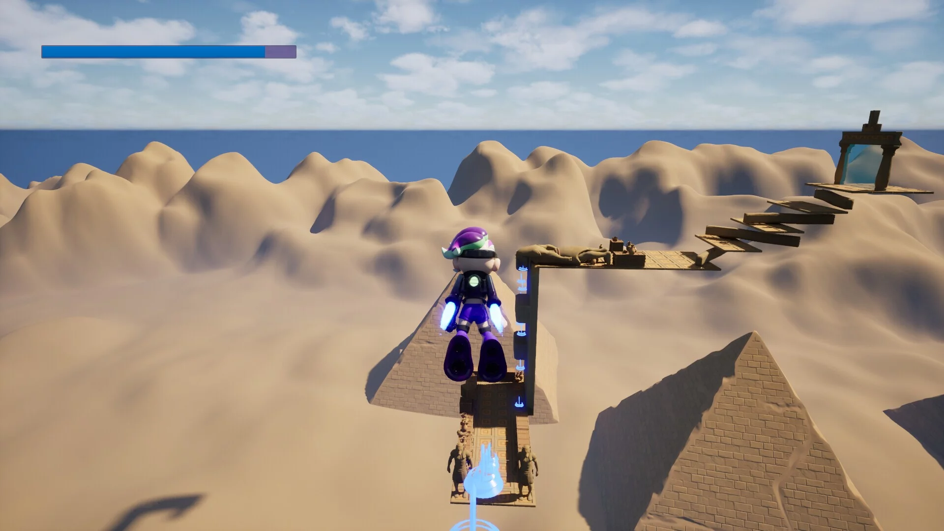 Изображение игры: Desert Sky Rider