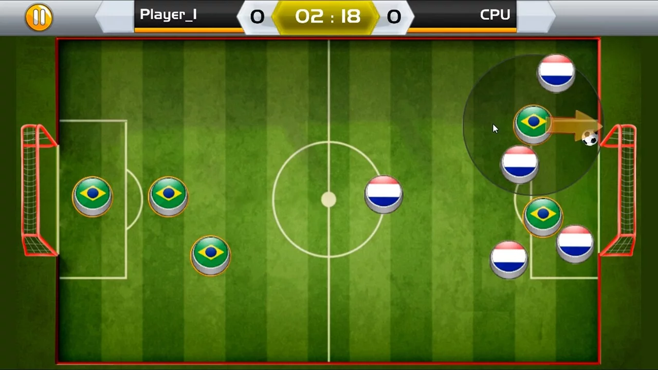 Изображение игры: Finger Soccer