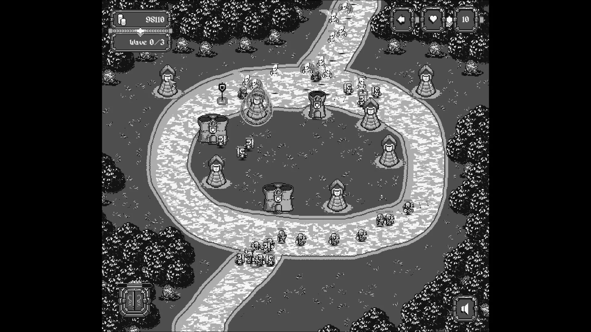 Изображение игры: Pixel Fortress: Tower Defense