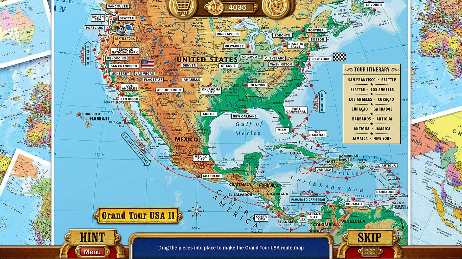 Изображение игры: Vacation Adventures: Cruise Director 9 Grand Tour USA 2 Collector's Edition