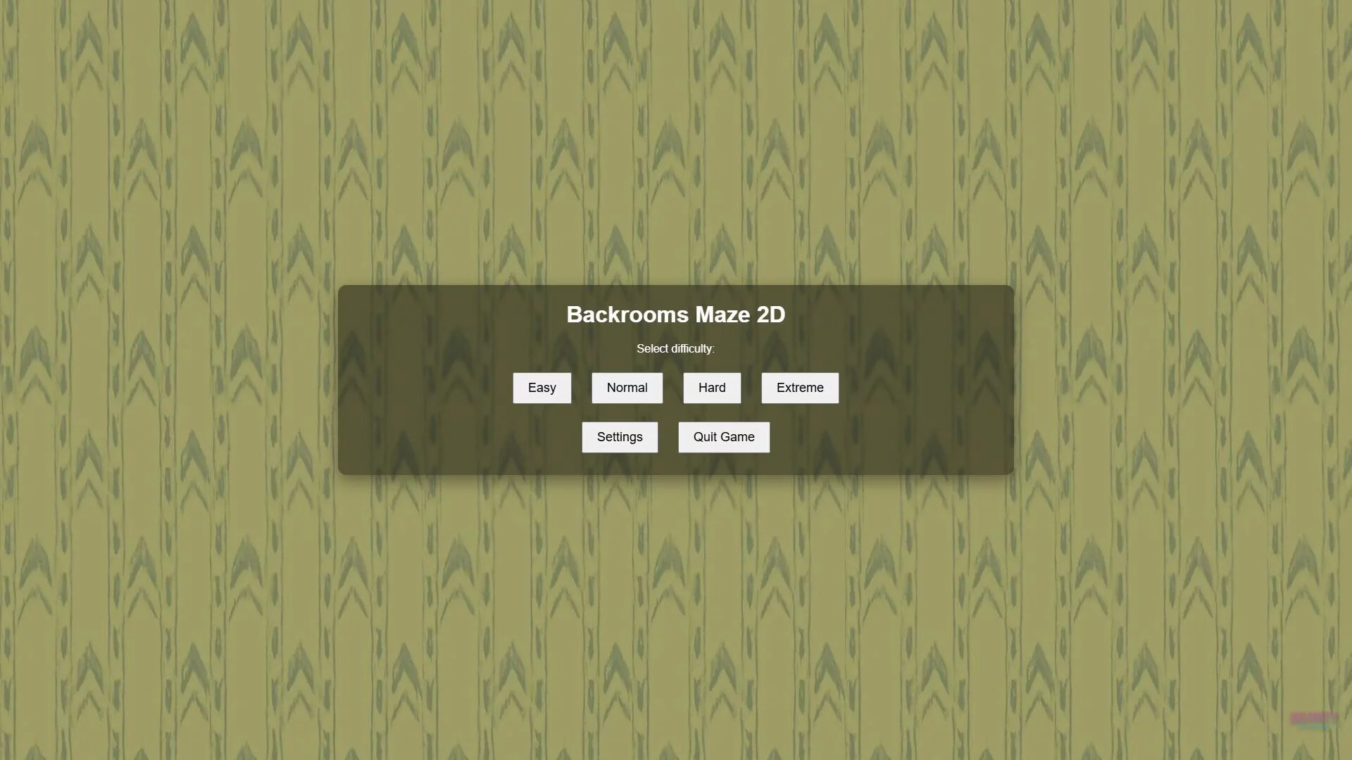 Изображение игры: Backrooms Maze 2D