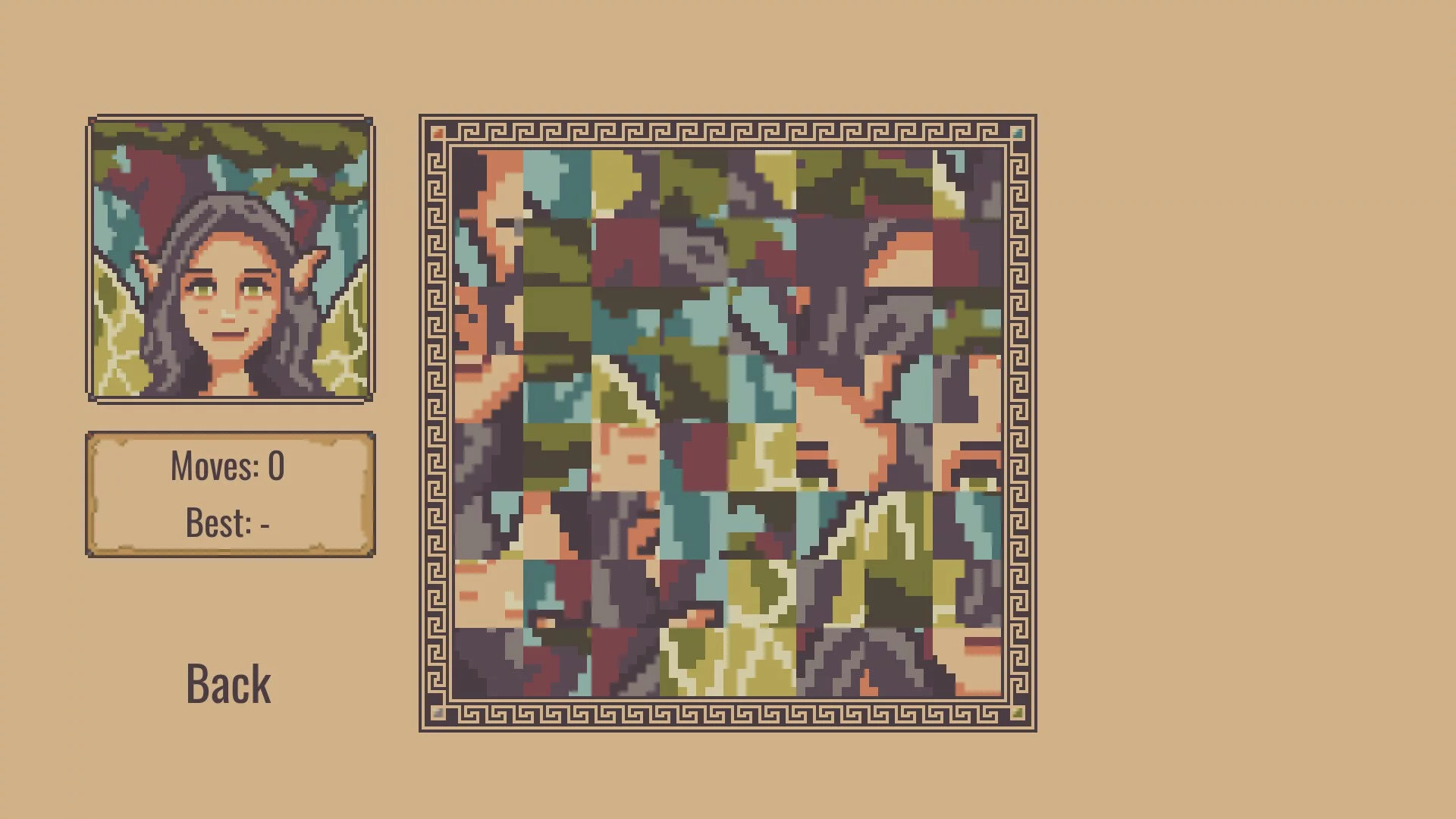 Изображение игры: Enchanted Valley: Fantasy Slide Puzzle