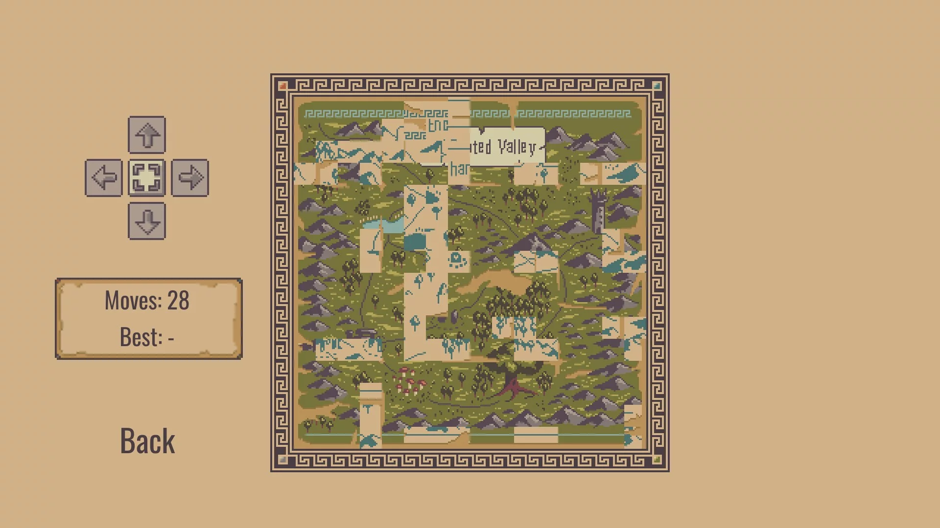 Изображение игры: Enchanted Valley: Fantasy Slide Puzzle