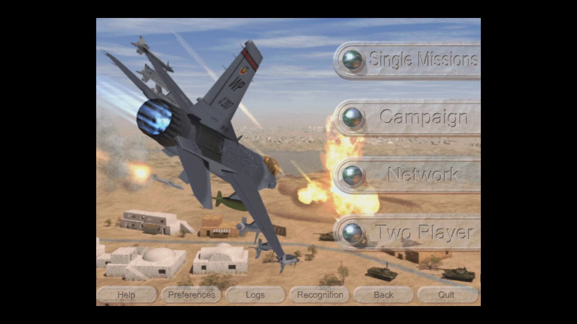 Изображение игры: IF-16 FIGHTING FALCON