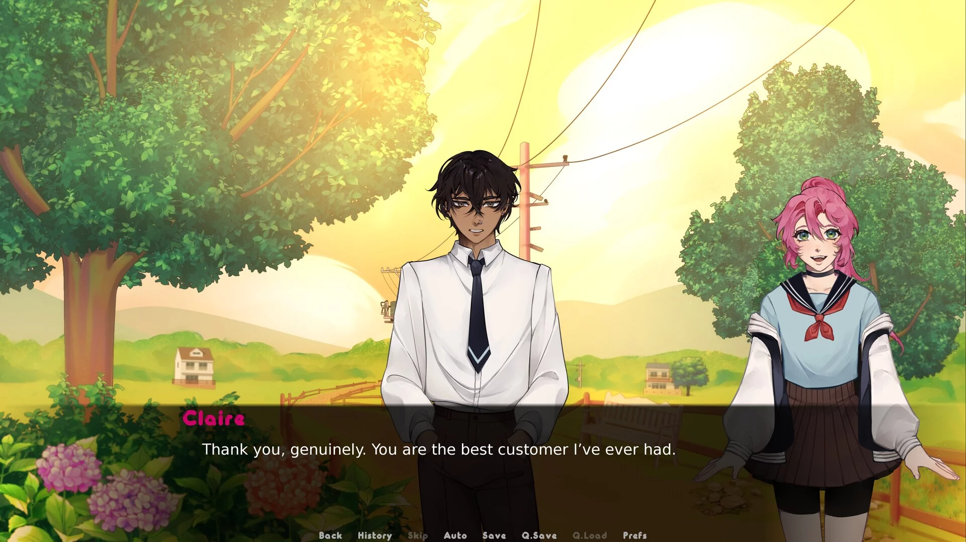 Изображение игры: Boxuchan: The Visual Novel ~ Prologue