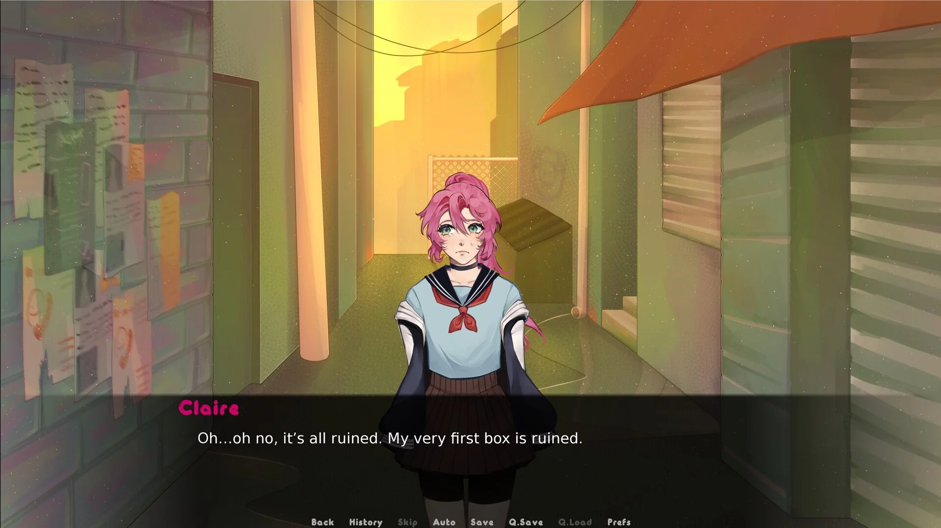 Изображение игры: Boxuchan: The Visual Novel ~ Prologue