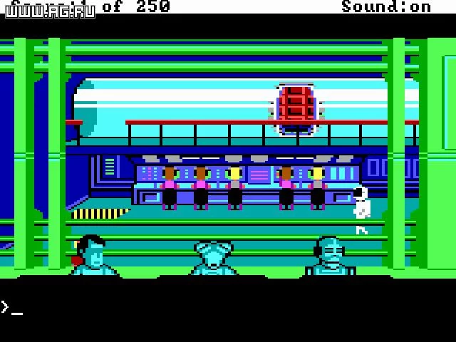 Изображение игры: Space Quest 2: Vohaul's Revenge