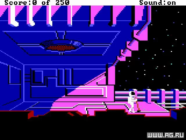 Изображение игры: Space Quest 2: Vohaul's Revenge