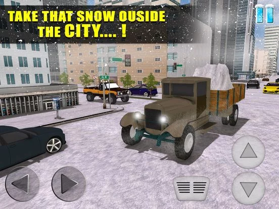 Изображение игры: Snow Plow Truck Excavator Sim