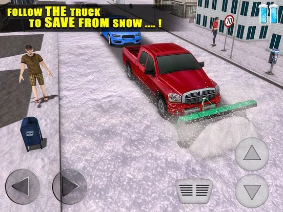 Изображение игры: Snow Plow Truck Excavator Sim