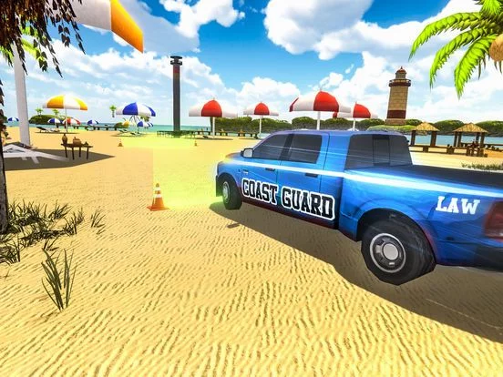 Изображение игры: Coast Guard – Beach Car Driver