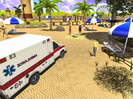 Изображение игры: Coast Guard – Beach Car Driver