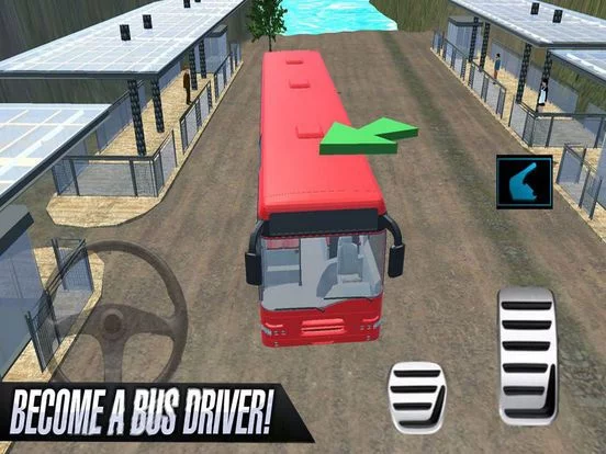 Изображение игры: Mountain Bus Driving Lever