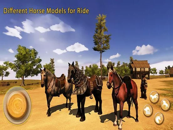 Изображение игры: Village Horse Cart Transport