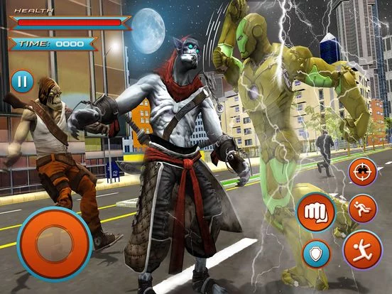 Изображение игры: Panther Superhero Crime City