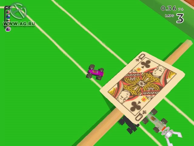 Изображение игры: Micro Machines V3