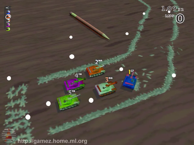 Изображение игры: Micro Machines V3