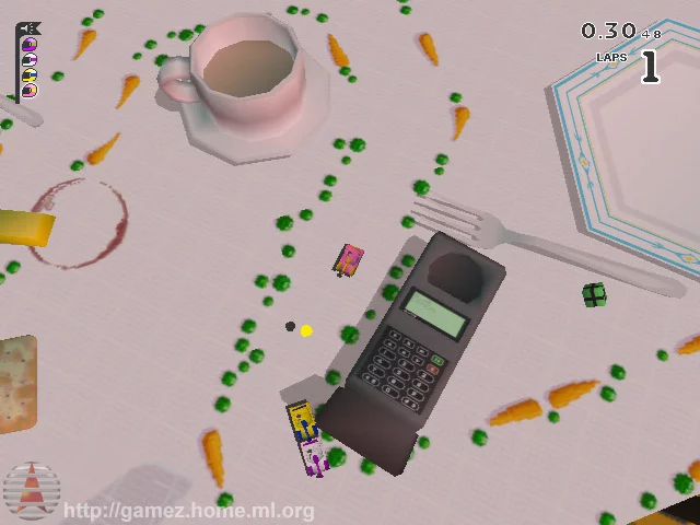 Изображение игры: Micro Machines V3