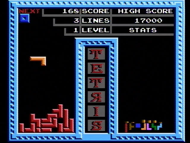 Изображение игры: Tetris (Tengen)