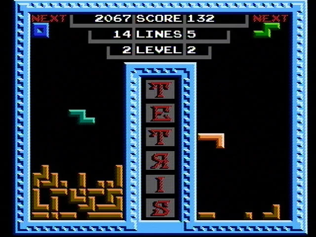 Изображение игры: Tetris (Tengen)
