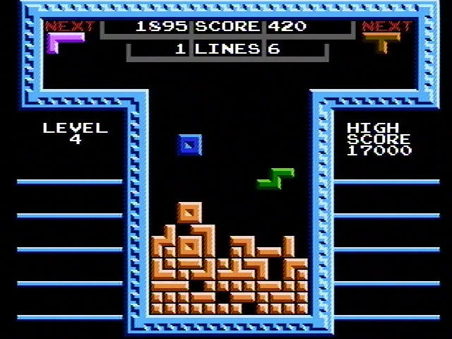 Изображение игры: Tetris (Tengen)