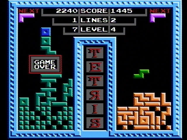 Изображение игры: Tetris (Tengen)