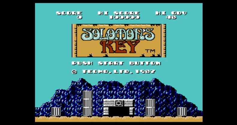 Изображение игры: Solomon's Key (1986)