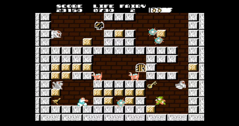 Изображение игры: Solomon's Key (1986)