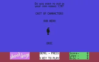 Изображение игры: Skool Daze