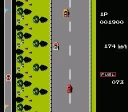 Изображение игры: Road Fighter