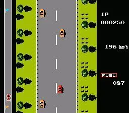 Изображение игры: Road Fighter