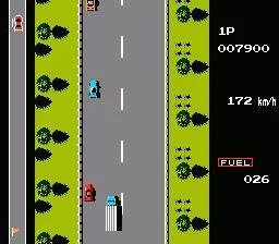 Изображение игры: Road Fighter