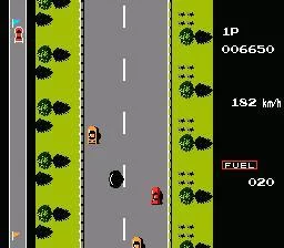 Изображение игры: Road Fighter
