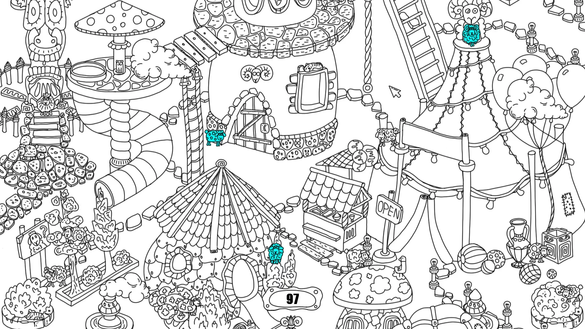 Изображение игры: 100 hidden rams