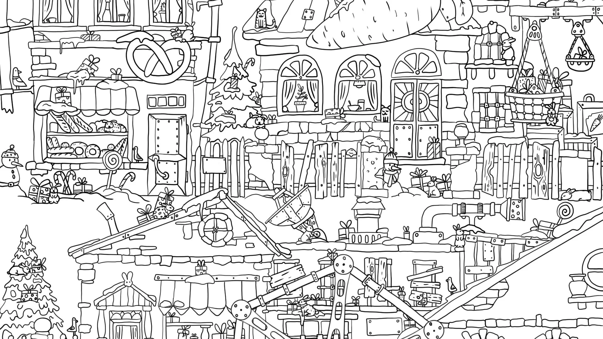 Изображение игры: 100 hidden hares