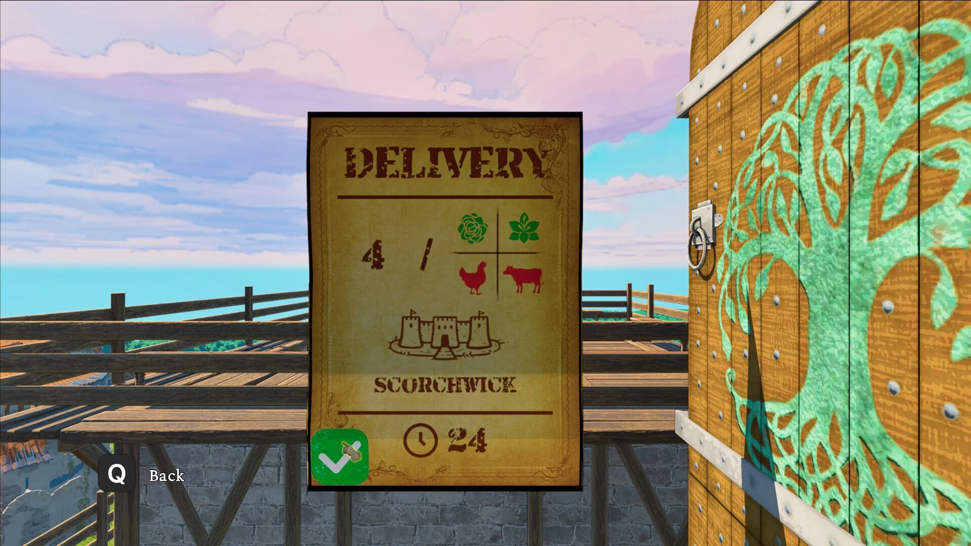 Изображение игры: Flying Courier