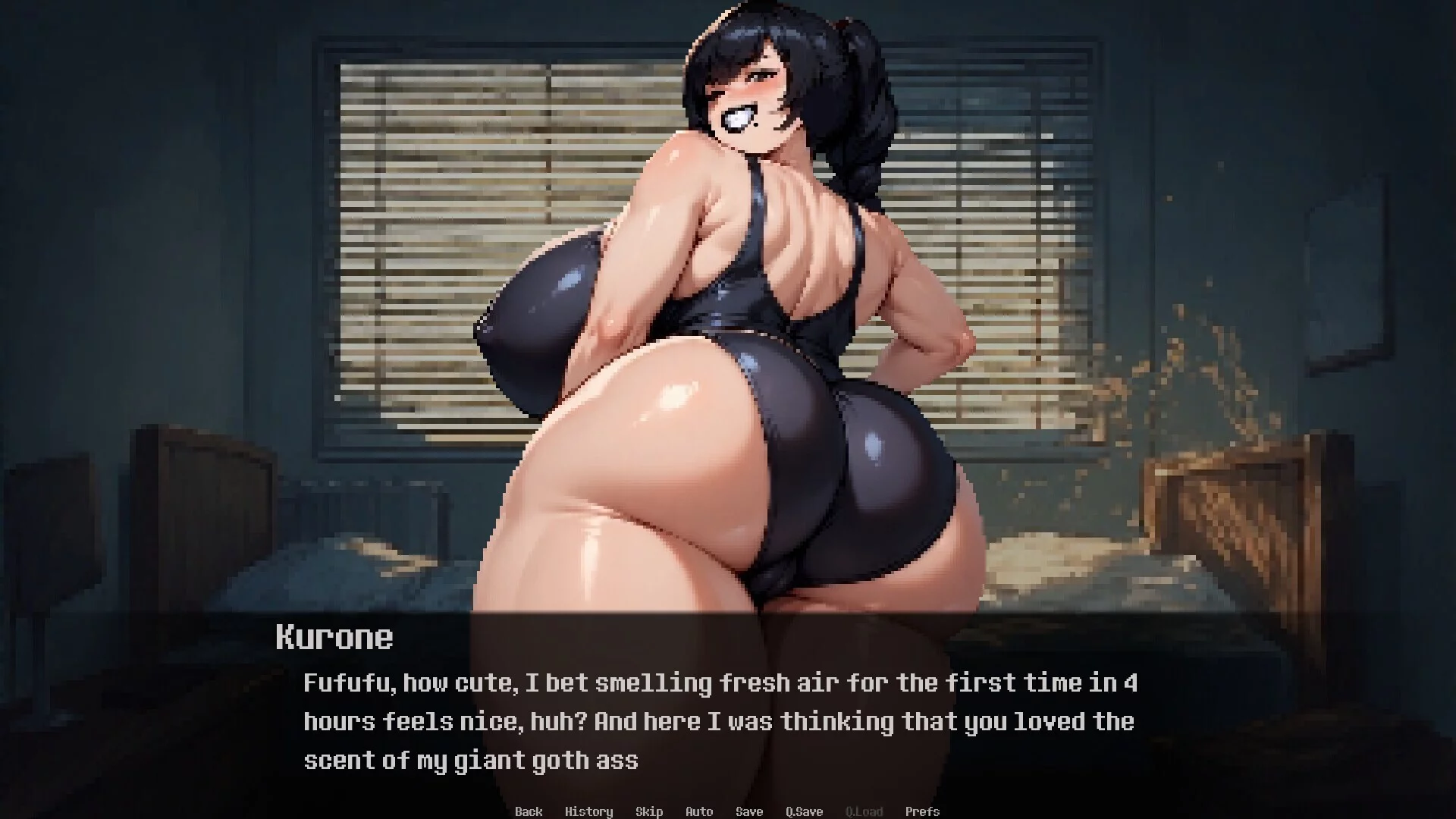 Изображение игры: Femdom Stories: Yandere Goth Nerd Girlfriend