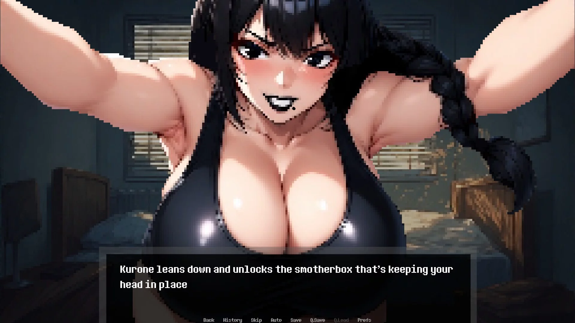 Изображение игры: Femdom Stories: Yandere Goth Nerd Girlfriend