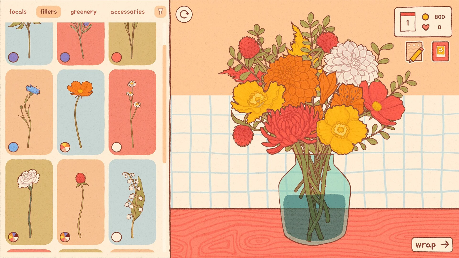 Изображение игры: Flowers And Favours: Florist Simulator