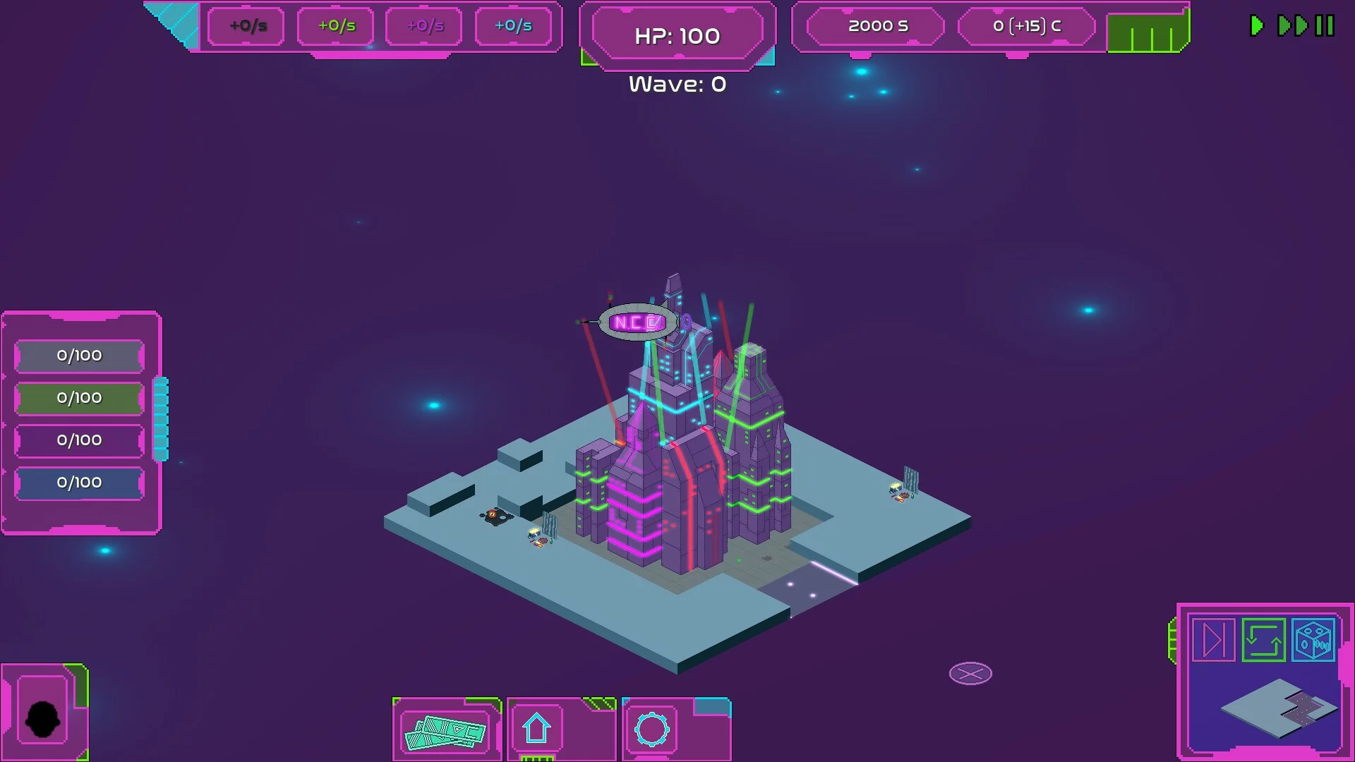 Изображение игры: Neon Colony