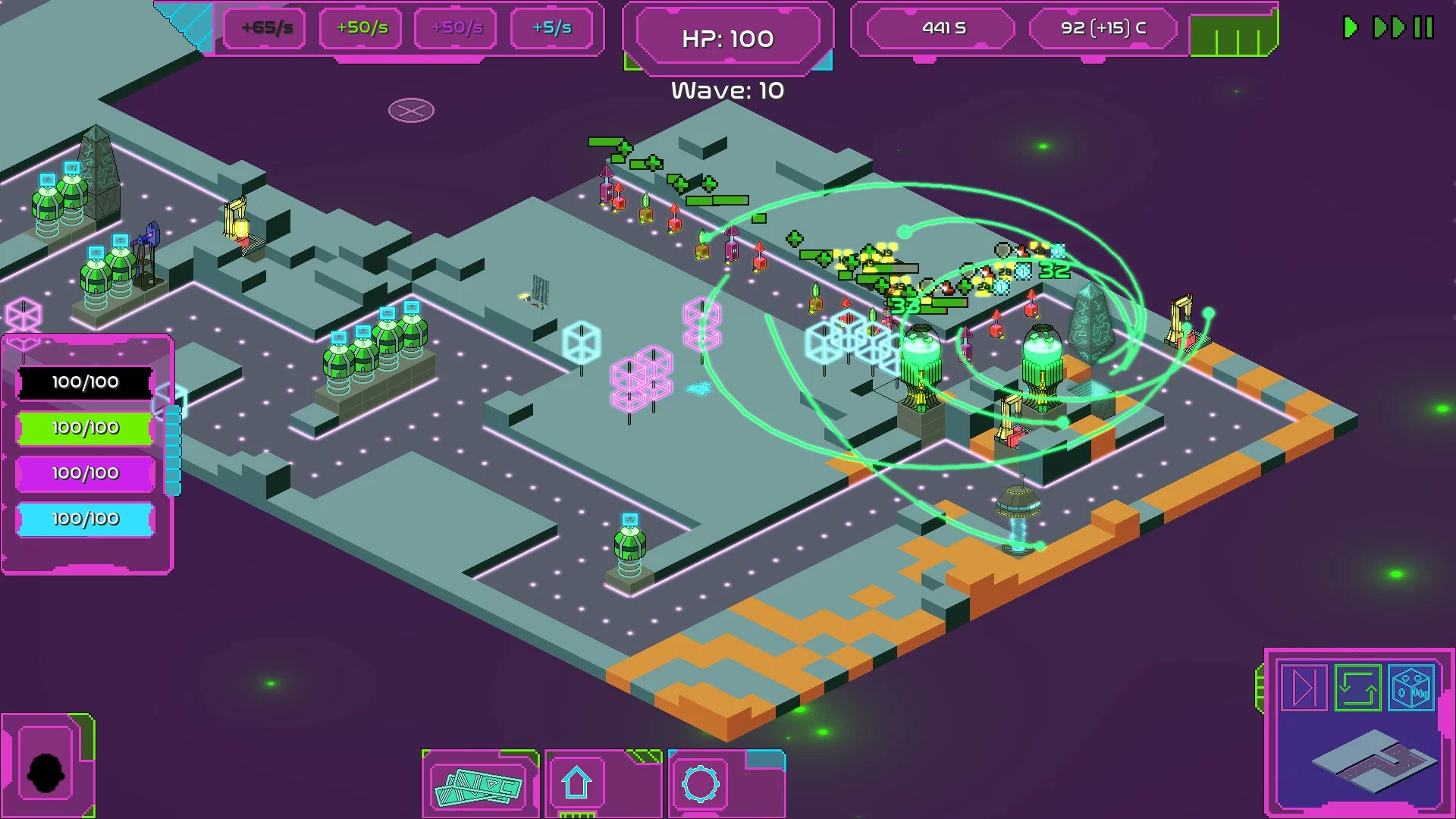 Изображение игры: Neon Colony