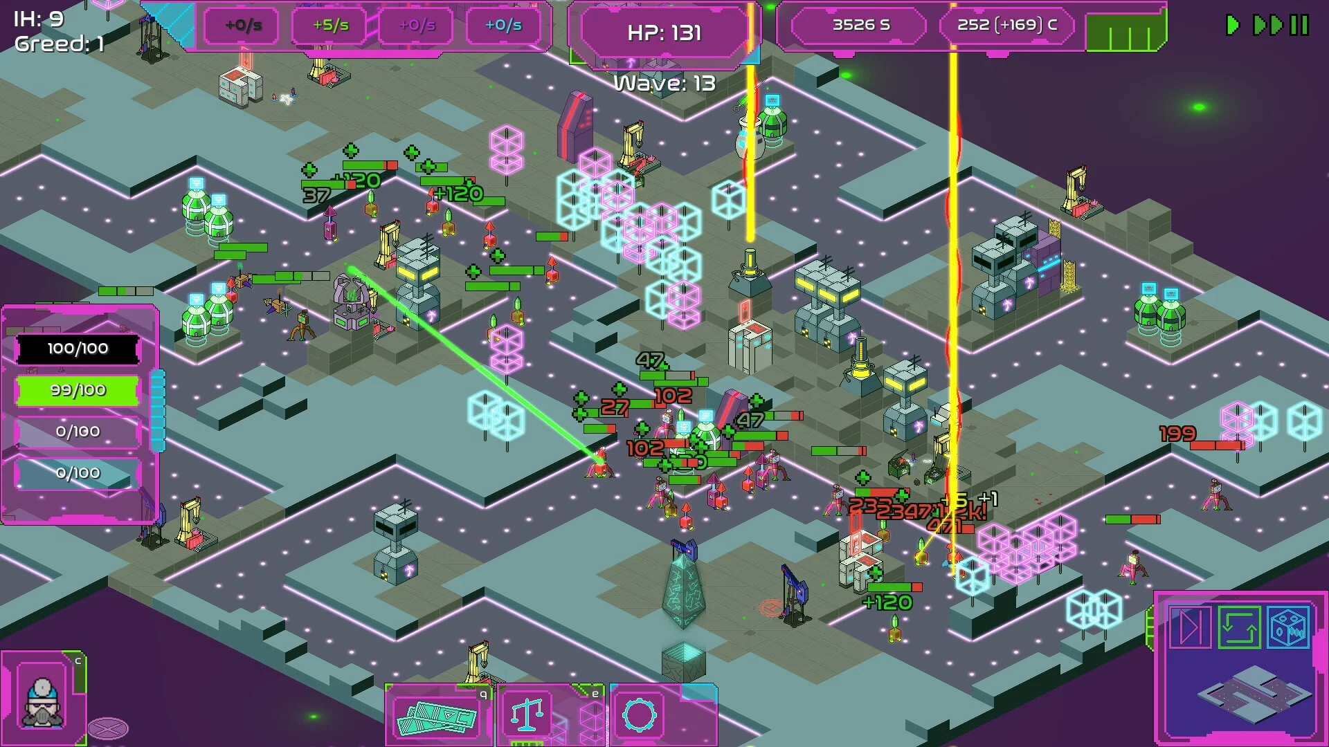 Изображение игры: Neon Colony