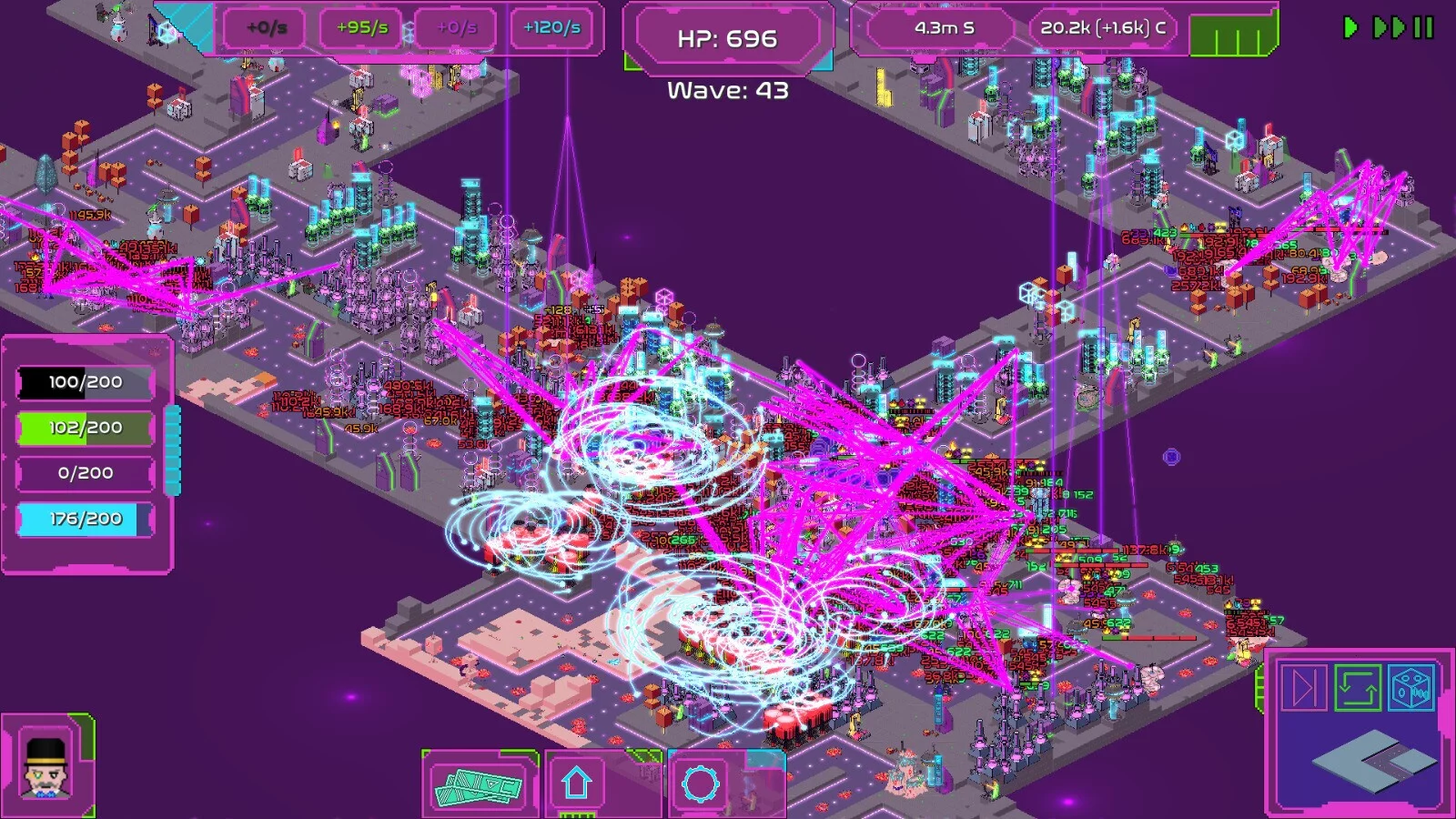Изображение игры: Neon Colony
