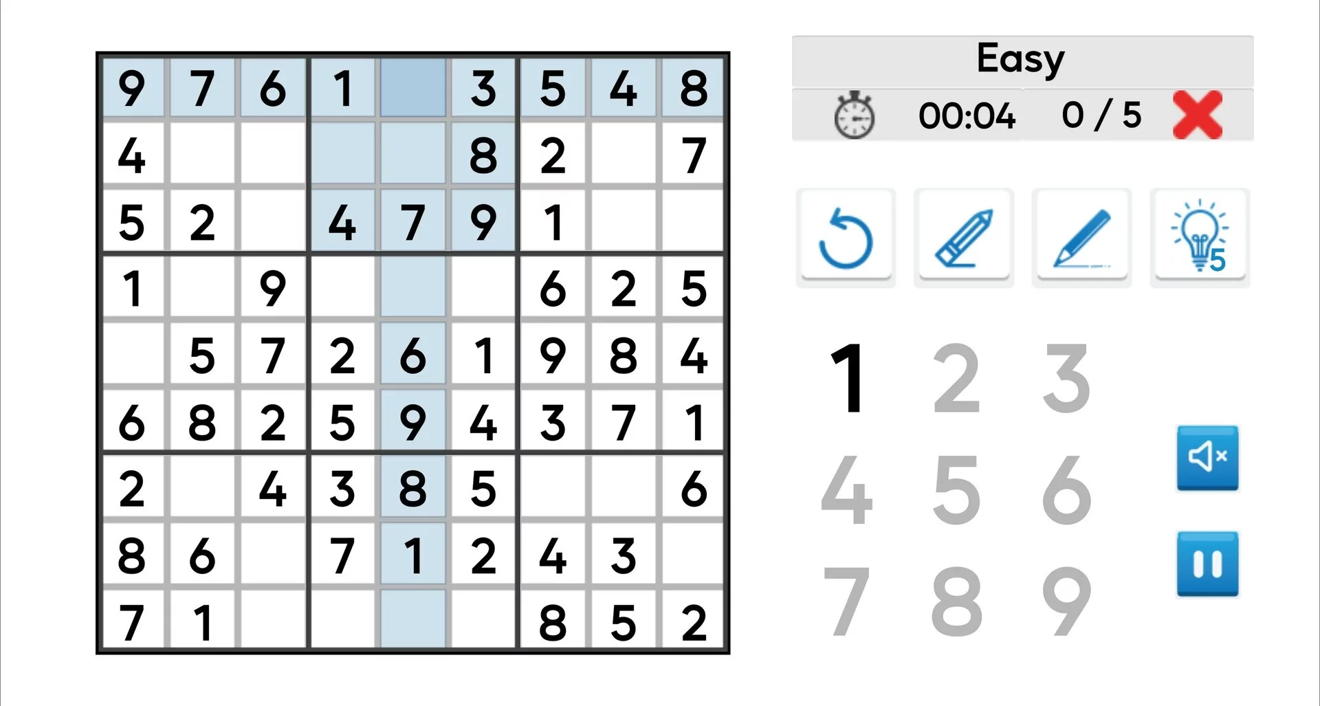Изображение игры: Sudoku Mania