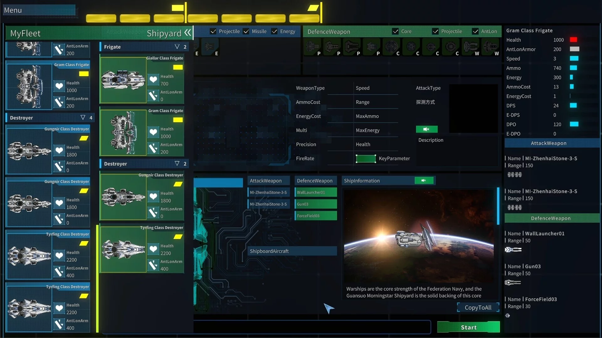Изображение игры: Star Ash Fleet
