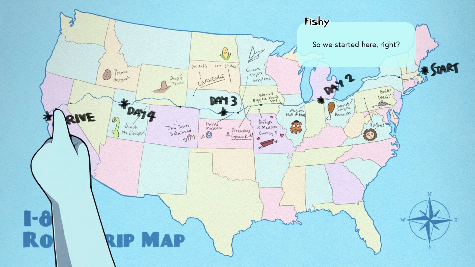 Изображение игры: Road Trip to the End of the World