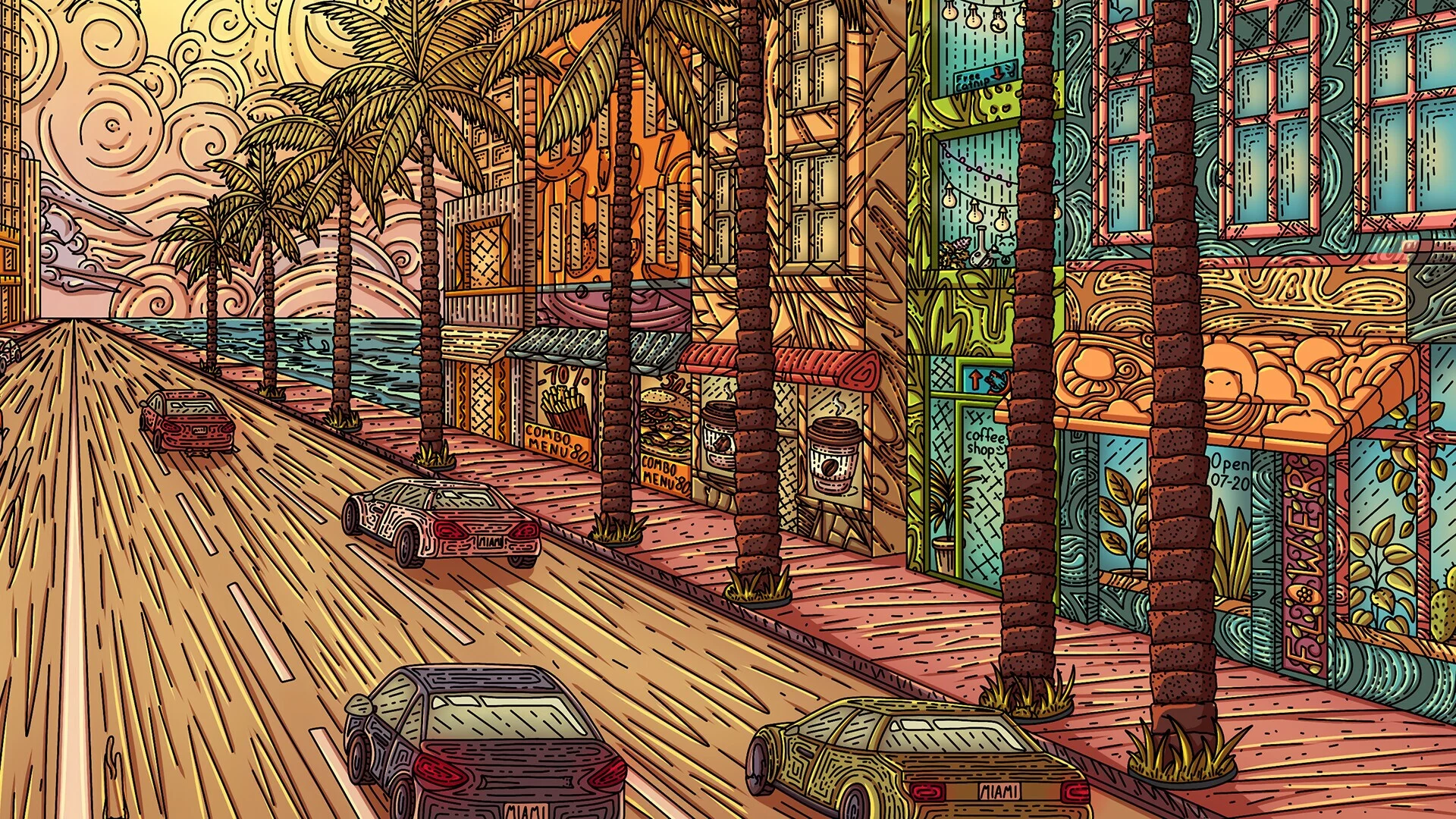 Изображение игры: 100 Miami Cats