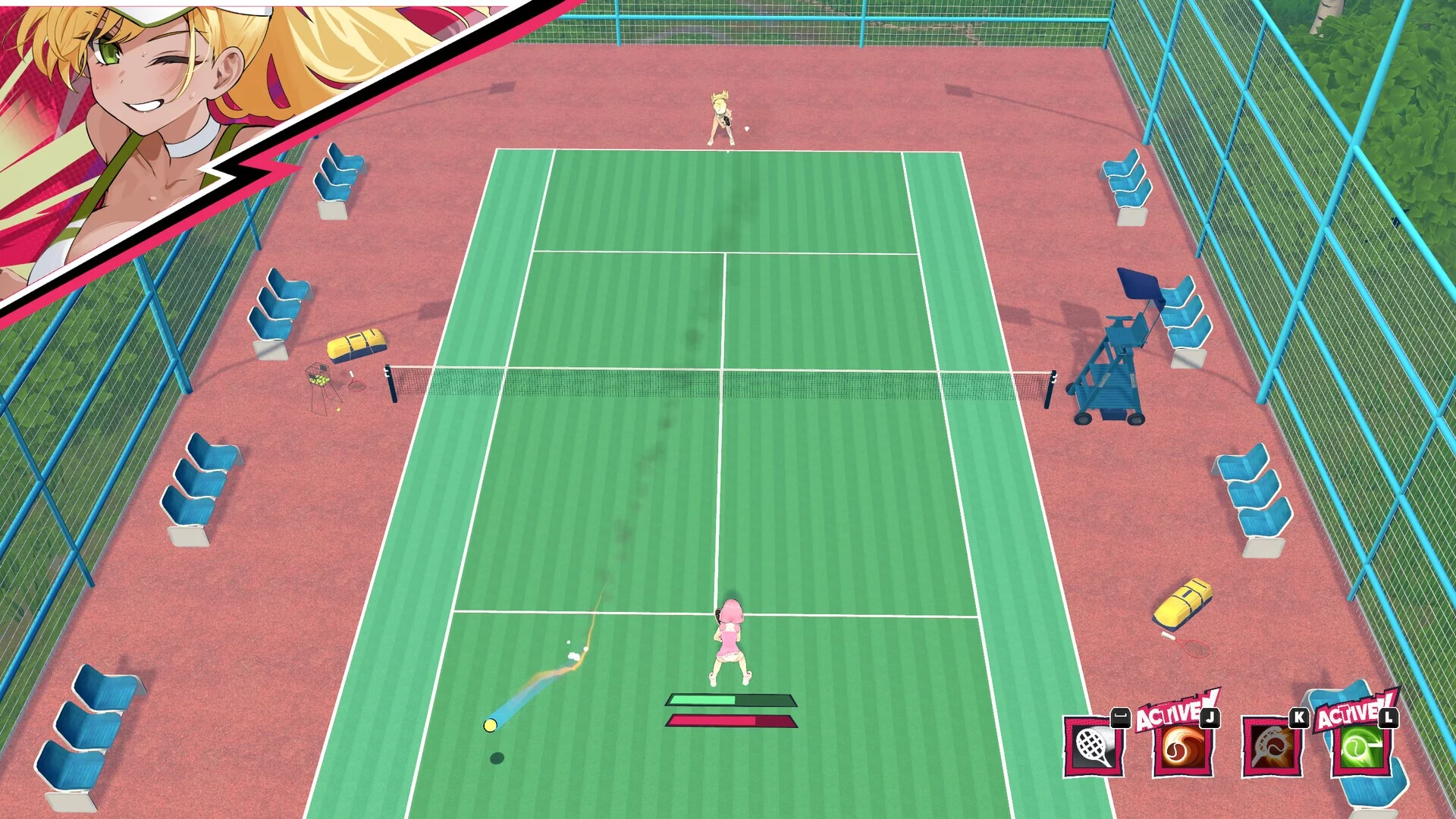 Изображение игры: Academy Love Saga: Tennis Angels EX