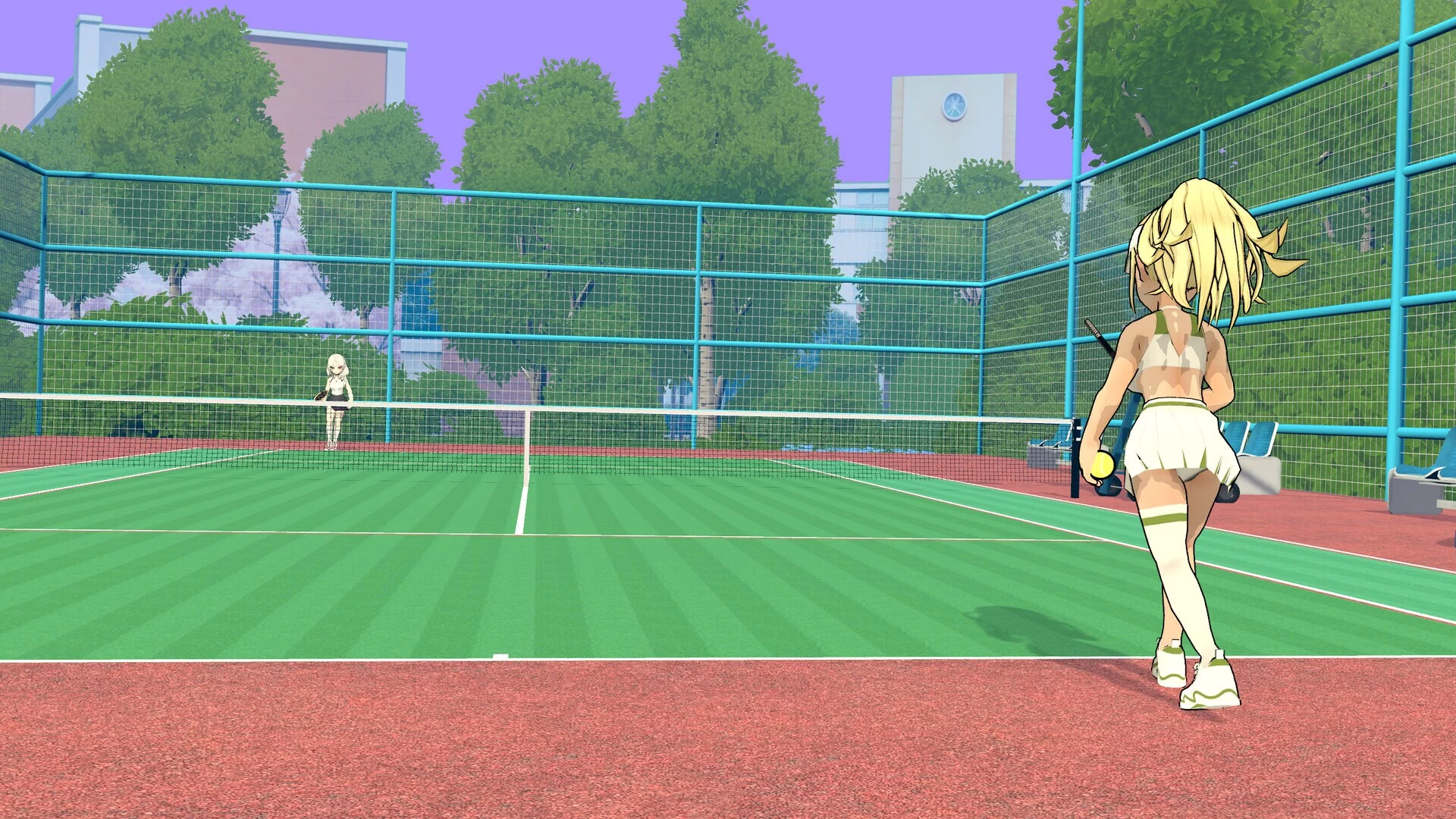 Изображение игры: Academy Love Saga: Tennis Angels EX