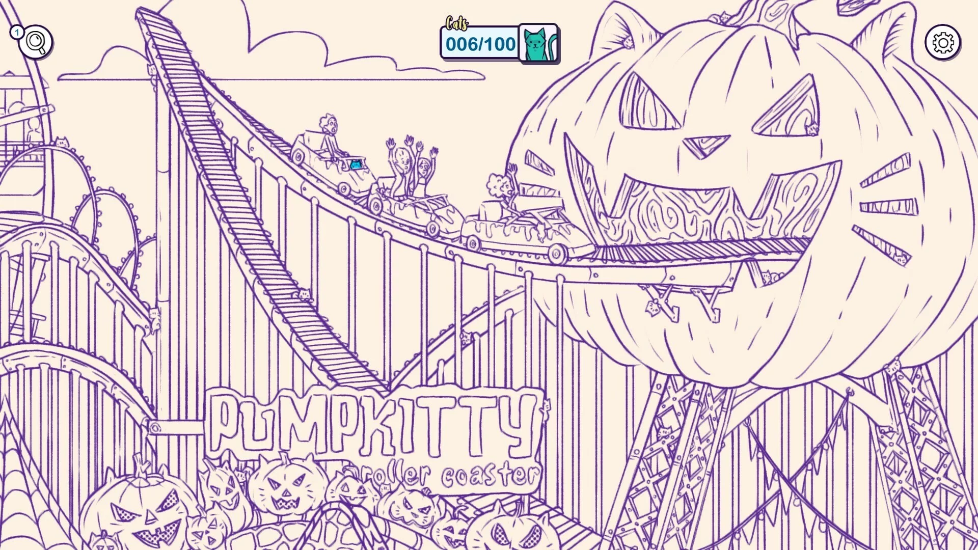 Изображение игры: Hidden Cats in Spooky Town